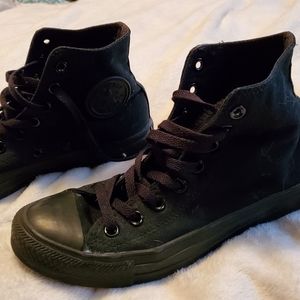 Black high top Converse